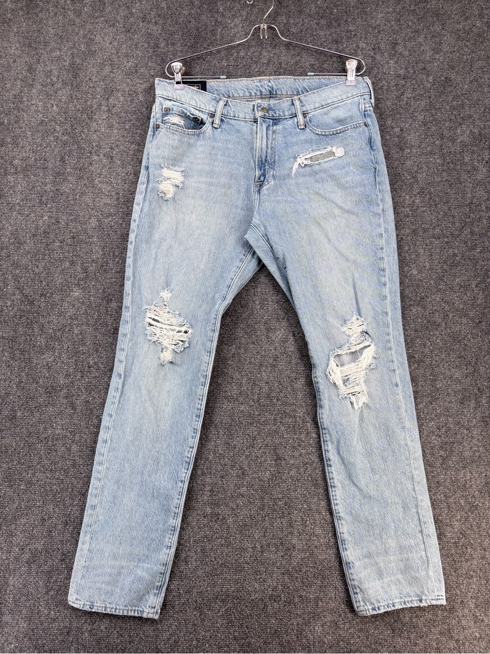 Abercrombie & Fitch Distressed Langdon Skinny Stretch Jeans Men’s 33X31*